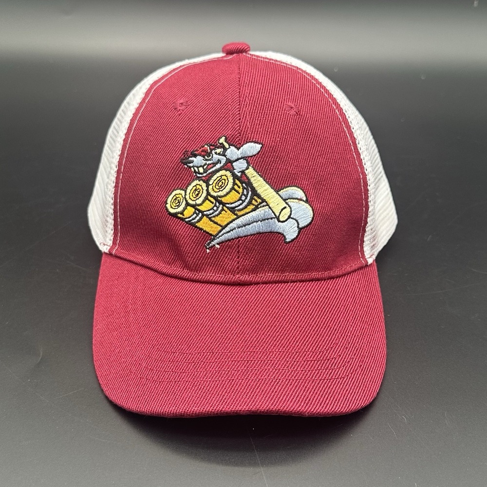 Wisconsin Rapids Rafters Hat Northwoods League Baseball Maroon Trucker Snapback
